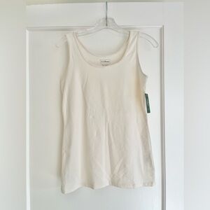 L.L. Bean Women's Cream Tank Top